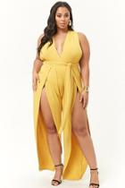 Forever21 Plus Size Tulip Halter Jumpsuit
