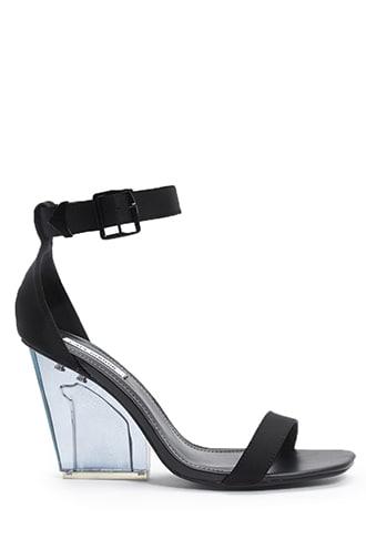 Forever21 Open-toe Lucite Heels