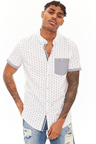 Forever21 Soulstar Anchor Print Shirt