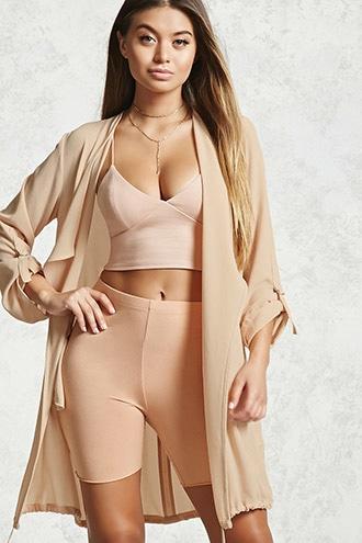 Forever21 Draped Front Utility Jacket
