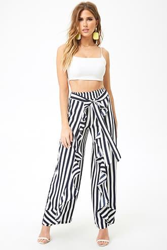 Forever21 Ruffled Wrap-front Pants