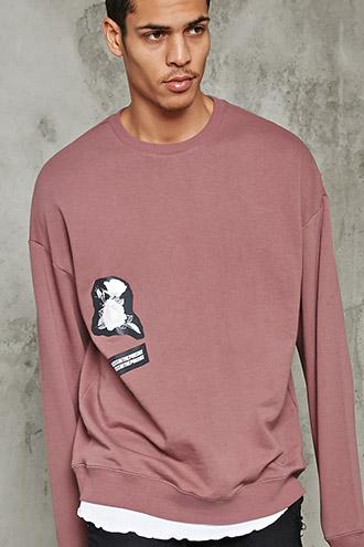 Forever21 Rose Graphic Sweatshirt