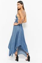 Forever21 Chambray Scoop-back Dress