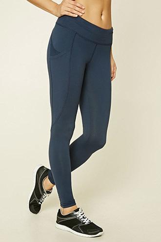 Forever21 Women's Active Mesh-pocket Leggings
