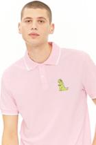 Forever21 Embroidered Reptar Polo