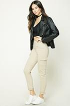 Forever21 Zip-front Cargo Pants