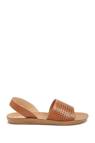 Forever21 Faux Leather Perforated Sandals