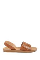 Forever21 Faux Leather Perforated Sandals