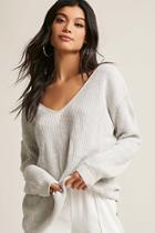 Forever21 Lace-up Back Sweater
