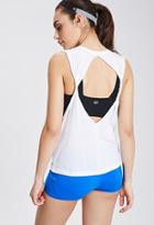 Forever21 Active Twisted Open-back Muscle Tee