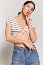 Forever21 Twist-front Crop Tee