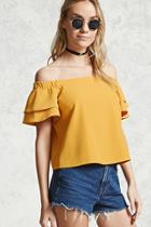 Forever21 Off-the-shoulder Boxy Top
