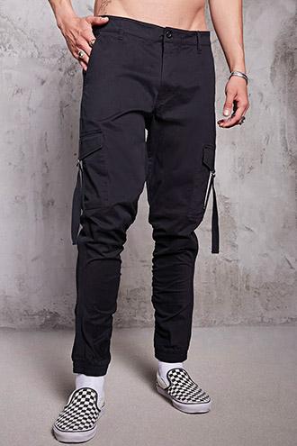 Forever21 Ruched Cargo Joggers