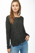 Forever21 Marled High-low Top