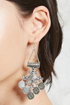 Forever21 Etched Chandelier Earrings