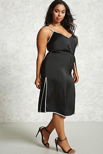 Forever21 Plus Size Satin Cami Dress
