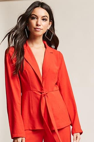 Forever21 Tiger Mist Slit Wide-leg Pants