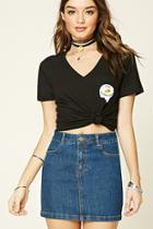 Forever21 Women's  Stay On The Sunny Side Tee