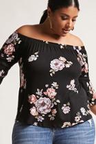 Forever21 Plus Size Trumpet-sleeve Top