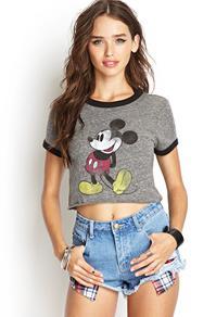 Forever21 Heathered Mickey Mouse Tee