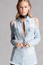 Forever21 Pixie And Diamond Denim Shirt