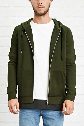 21 Men Men's  Athletic Scuba Knit Hoodie