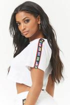 Forever21 World Flags Boxy Tee