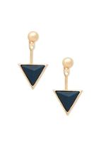 Forever21 Faux Stone Pyramid Ear Jacket