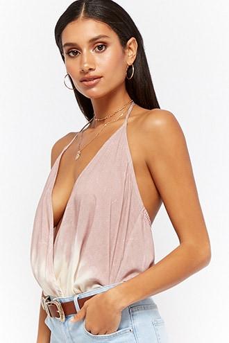 Forever21 Vintage Havana Dip-dye Halter Top