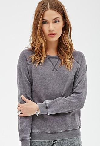 Forever21 Heathered Knit Sweatshirt