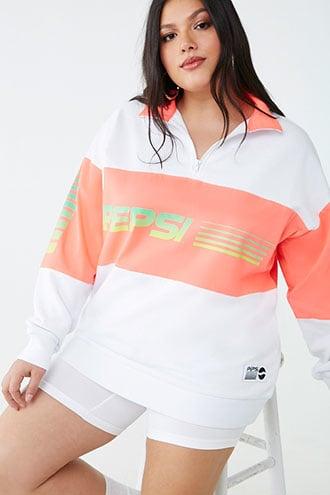 Forever21 Plus Size Pepsi French Terry Pullover