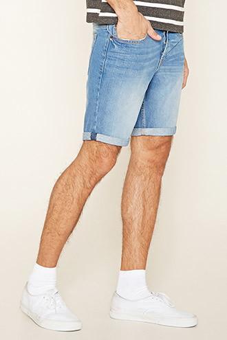 21 Men Men's  Denim Shorts