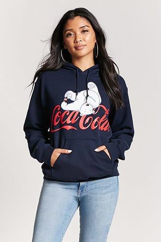 Forever21 Coca-cola Graphic Hoodie