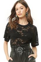 Forever21 Mesh Lace Top