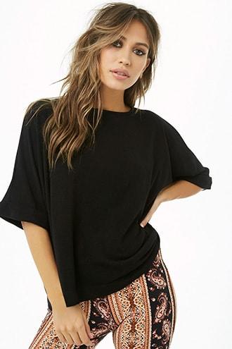 Forever21 Cuffed Dolman Top