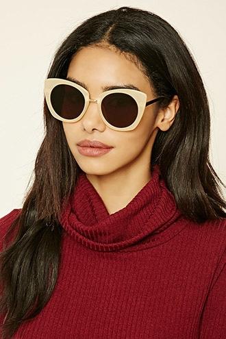 Forever21 Taupe & Brown Aviator Reader Glasses