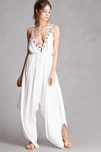 Forever21 Z & L Europe Beaded Jumpsuit