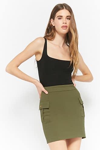 Forever21 Mini Cargo Skirt