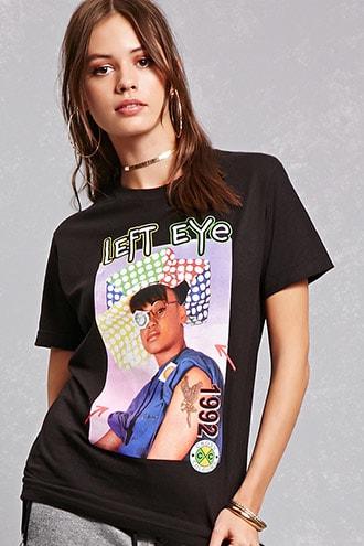 Forever21 Cross Colours Left Eye Tee
