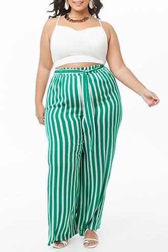 Forever21 Plus Size Striped Pants