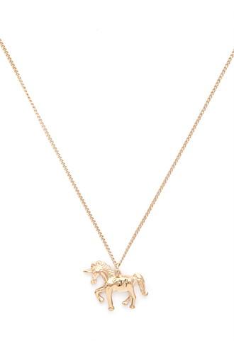 Forever21 Unicorn Pendant Necklace