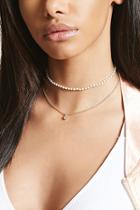 Forever21 Layered Faux Pearl Choker