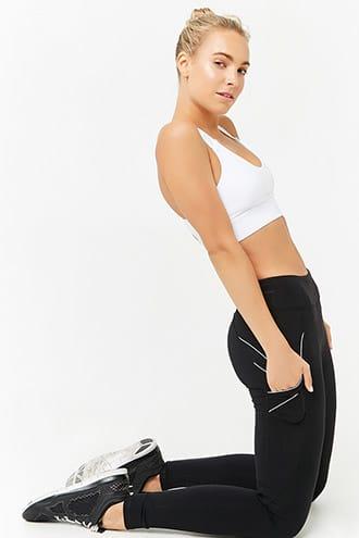 Forever21 Active Contrast Trim Leggings