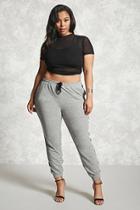 Forever21 Plus Size Marled Sweatpants