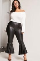 Forever21 Plus Size Faux Leather Pants