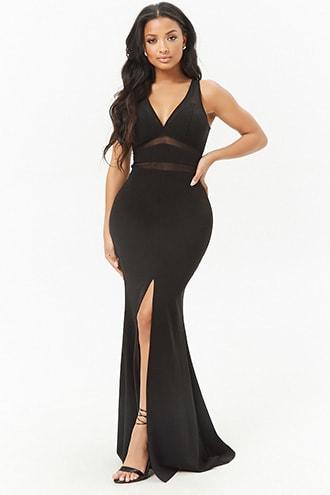 Forever21 Semi-sheer Prom Dress