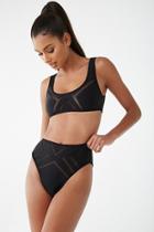 Forever21 Chevron High-waist Bikini Bottoms