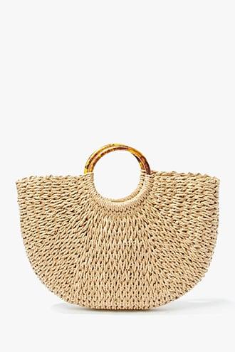 Forever21 Raffia Straw Tote Bag