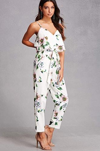 Forever21 High-waist Floral Pants