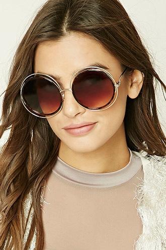 Forever21 Round Cutout Sunglasses